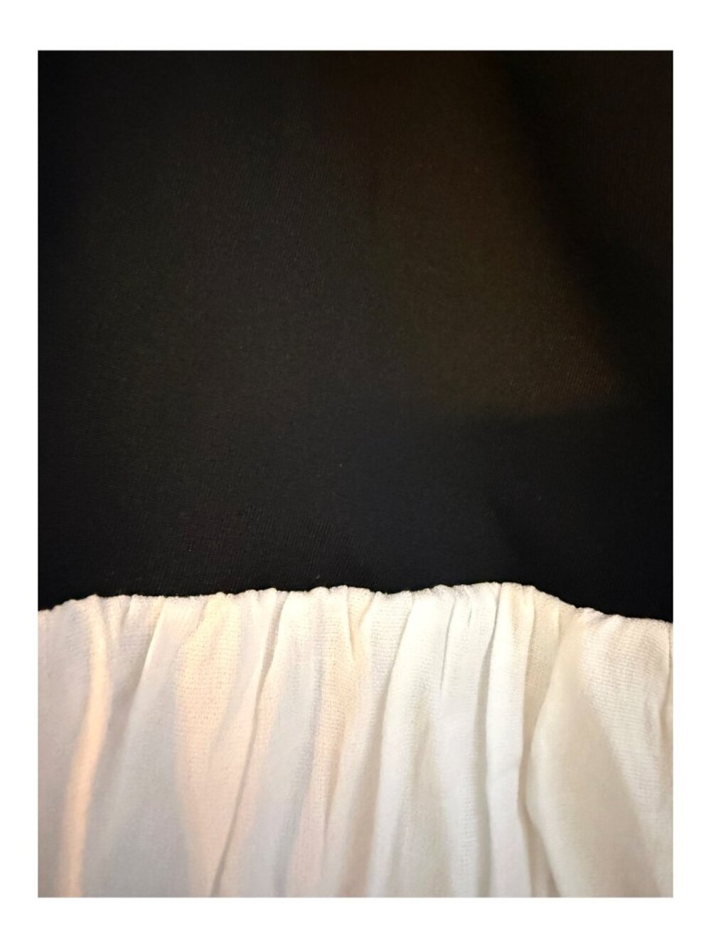 Current NWT Hello Molly Black White Corset Bustier Asymmetric strapless Mini S/M - Picture 9 of 12